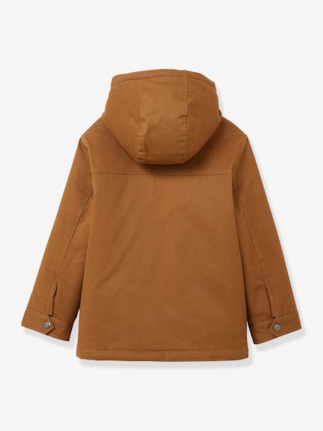 Warm Parka for Boys, by CYRILLUS caramel 
