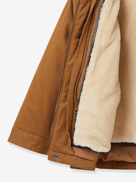 Warm Parka for Boys, by CYRILLUS caramel 