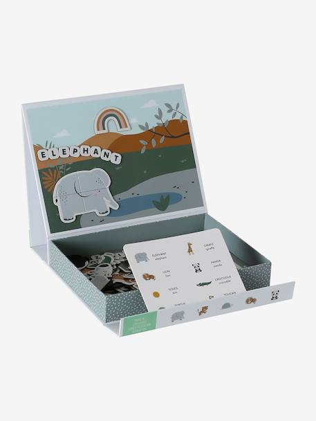 Magnetic TANZANIA animals storage box yellow 