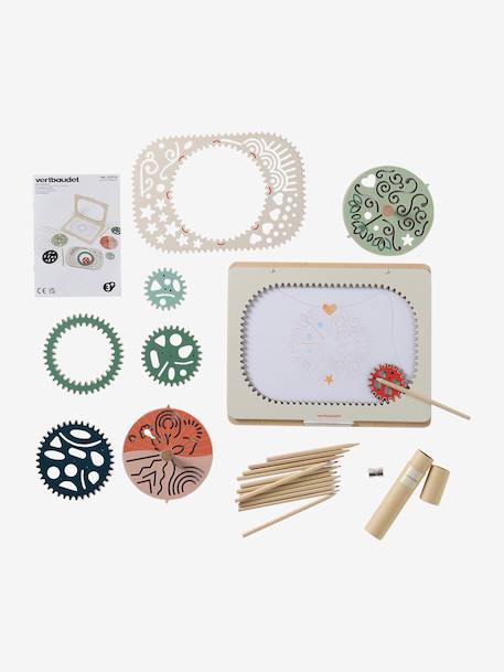 Creative FSC® wood spirals and mandalas set wood 