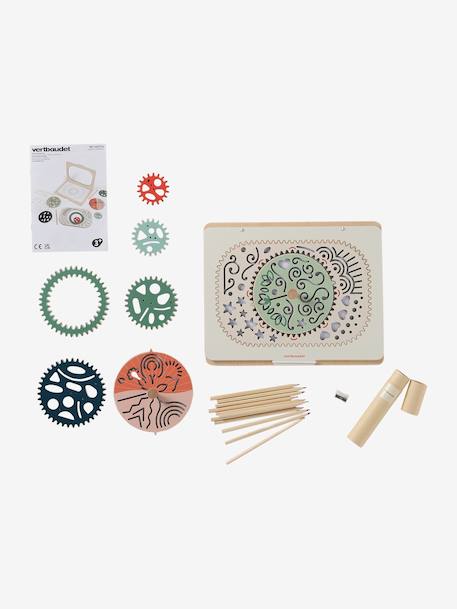 Creative FSC® wood spirals and mandalas set wood 