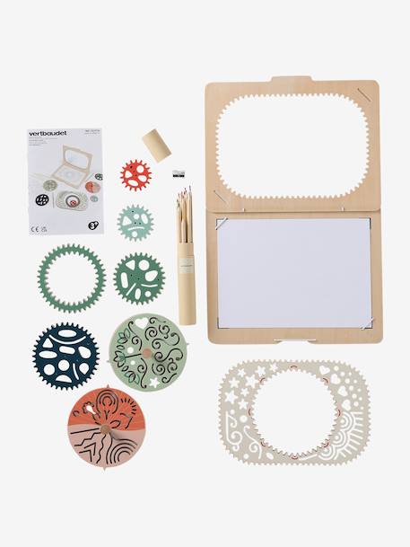 Creative FSC® wood spirals and mandalas set wood 
