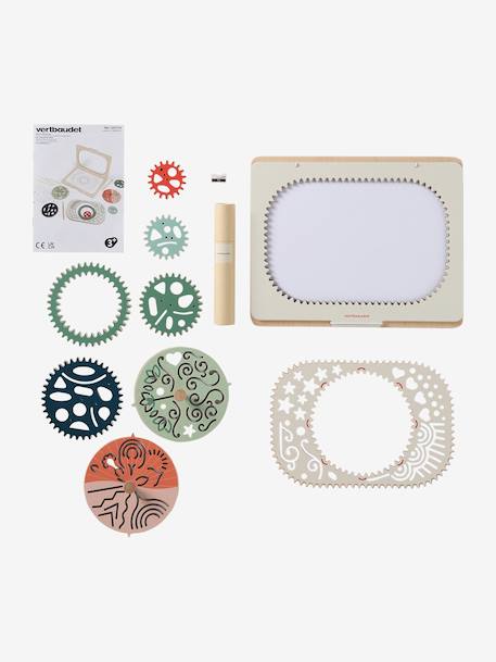 Creative FSC® wood spirals and mandalas set wood 