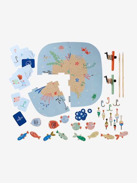 FSC® wooden fishing game blue 