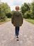 Hooded Sherpa-Lined Parka for Boys black+khaki 