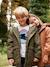 Hooded Sherpa-Lined Parka for Boys black+khaki 