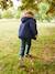 Hooded Parka for Boys navy blue 