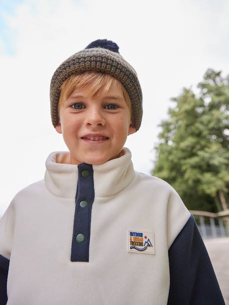 Long-Sleeved Fleece Sweatshirt for Boys green 