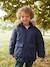 Hooded Parka for Boys navy blue 