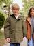 Hooded Sherpa-Lined Parka for Boys black+khaki 