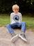 T-Shirt with Print on the Front for Boys anthracite+ecru 