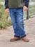 Fleece-Lined Denim Jeans for Boys stone 