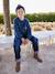 Straight Leg Jeans with Turn-Ups for Boys brut denim+stone 