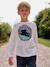 T-Shirt with Print on the Front for Boys anthracite+ecru 