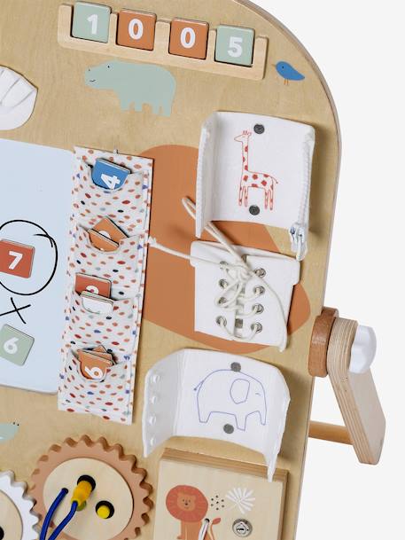 FSC® wooden multi-activity learning board wood 