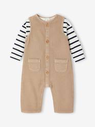 Set T-shirt + striped jumpsuit