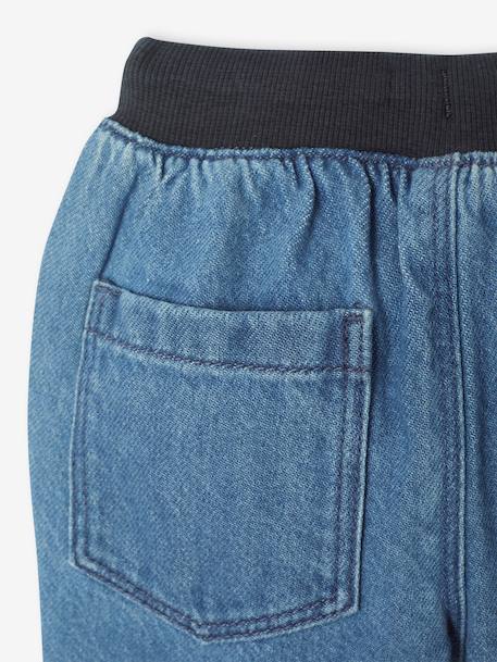 Lined Jeans with Elasticated Waistband, for Babies stone 