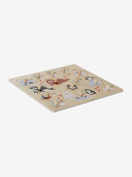 FSC® wooden ICE FLOE button puzzle wood 