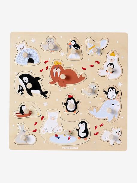 FSC® wooden ICE FLOE button puzzle wood 