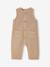 Set T-shirt + striped jumpsuit pecan nut 