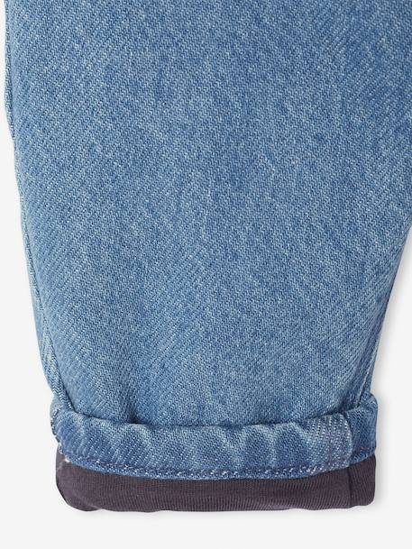 Lined Jeans with Elasticated Waistband, for Babies stone 