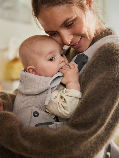 BABYBJORN Harmony Baby Carrier in mottled woven fabric beige 