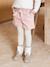 Girl's velvet paperbag shorts rosy 