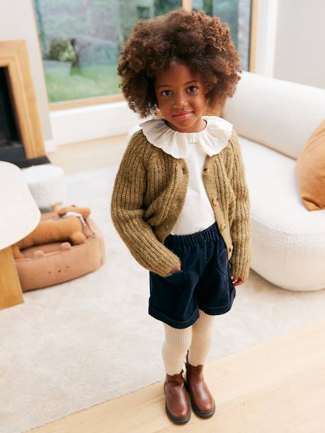 Knitted Cardigan olive 