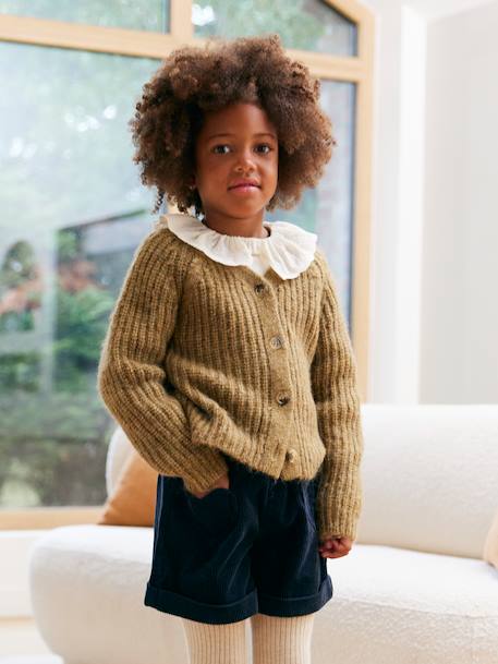 Knitted Cardigan olive 