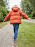 Fleece-Lined Lightweight Jacket, with Mittens or Gloves amber+fir green 