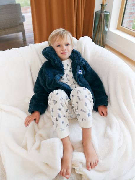 Sherpa Bed Jacket for Boys night blue 