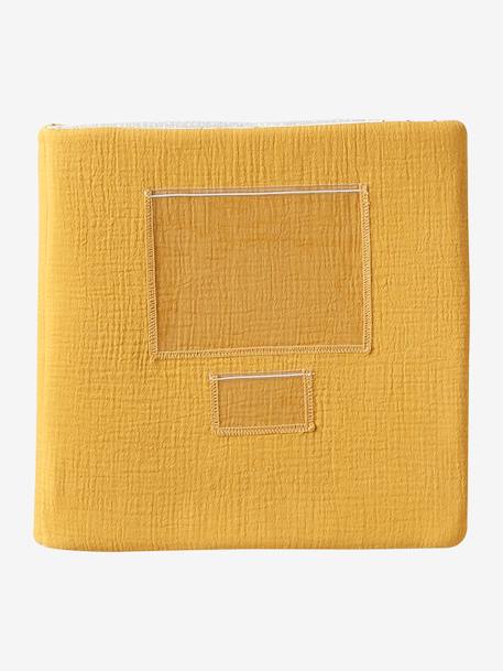 Large customisable photo book yellow 