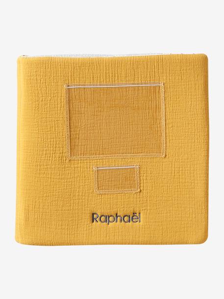 Large customisable photo book yellow 