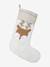 Reindeer Christmas sock golden beige 
