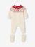 Knitted 2-Piece Christmas Set: Jumpsuit + Socks ecru 