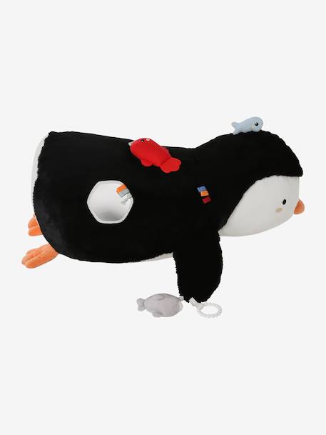 Large Cuddly Penguin with Activities, North Pole white 