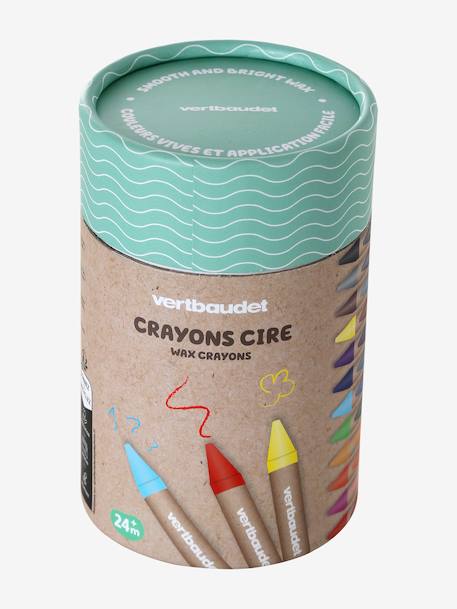 Box of 24 Wax Crayons multicoloured 