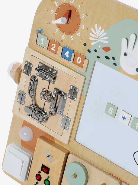 FSC® wooden multi-activity learning board wood 