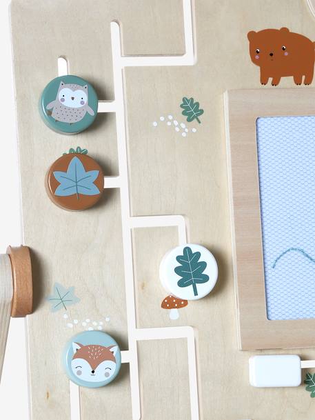 Activity board with GREEN FOREST magic blackboard in FSC® wood wood 