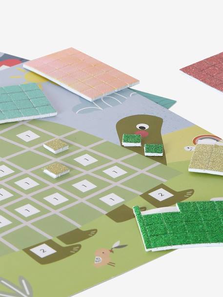 Set of Glitter Stickers multicoloured 