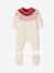 Knitted 2-Piece Christmas Set: Jumpsuit + Socks ecru 