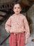 Hooded Sherpa Sweatshirt for Girls ecru+rosy 