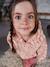 Hooded Sherpa Sweatshirt for Girls ecru+rosy 