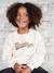 Sweatshirt with 'Brooklyn' Zebra Print for Girls ecru 
