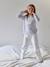 Rabbit Velour Pyjamas for Girls sky blue 