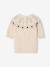 Baby dress in jacquard knit vanilla 