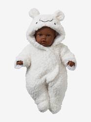 -Sherpa pramwsuit for baby dolls