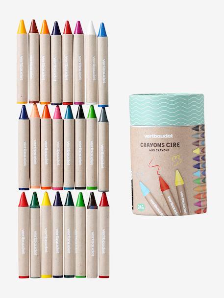 Box of 24 Wax Crayons multicoloured 