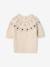 Baby dress in jacquard knit vanilla 