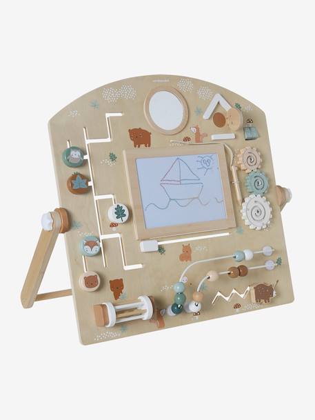 Activity board with GREEN FOREST magic blackboard in FSC® wood wood 